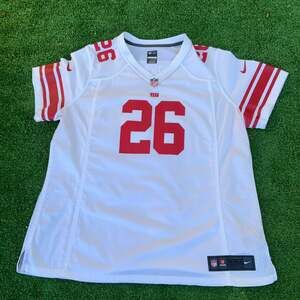 Men's New York Giants Saquon Barkley Nike White Vapor Untouchable Limited Jersey
